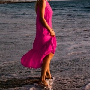 Maeve by Anthropologie Marlene tiered maxi dress